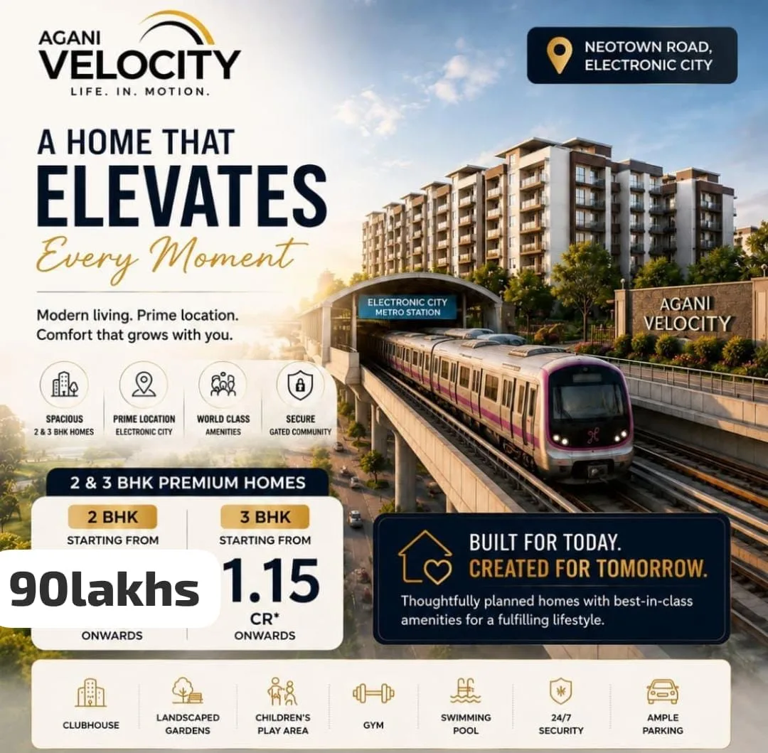 2.5 and 3bhk flats available sale in electronic City phase1
